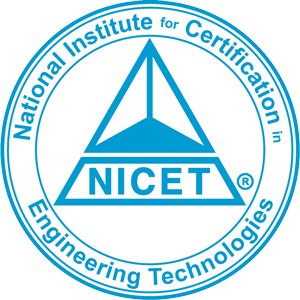 We Are NICET Certified